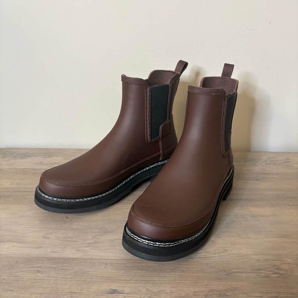 Hunter Brown Winter & Rain Boots - Picture 4 of 10